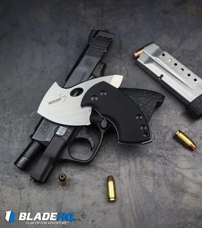 Boker War Toad Friction Folder Knife Black G10 Titanium (2.25" Satin) TuffKnives 8 Boker War Toad Friction Folder Knife Black G10 Titanium (2.25" Satin) TuffKnives - Image 6