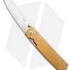 Boker Plus Kansei Tenshi Liner Lock Knife Brass (3" Satin) 01BO328 -Boker Shop Biker Plus Tenshi Brass BHQ 13627 td
