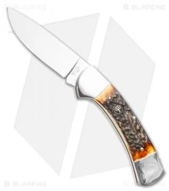 Boker Stag Hunter Lockback Pocket Knife (3.4" Polished) 114000