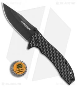 Boker Aircraft Engineer Frame Lock Knife Carbon Fiber/G-10 (3.5" Black SW) -Boker Shop Boker Aircraft Engineer CF Black SW BHQ 86579 er bottlecap