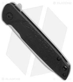 Boker Alligator Toast Frame Lock Knife Black (3.5" Stonewash) 01SC487 -Boker Shop Boker Alligator Toast Black SW BHQ 86601 er spine