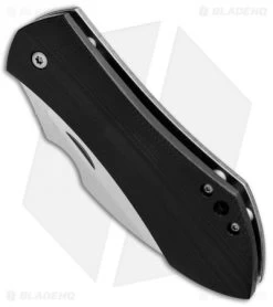Boker Anso 67 Frame Lock Knife Black G-10 (3.2" Satin CruWear) 110820 -Boker Shop Boker Anso 67 Black G 10 110820 BHQ 49502 jr spine