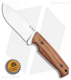 Boker Arbolito Bison Fixed Blade Knife Guayacan Wood (4.25" Satin) 02BA404 -Boker Shop Boker Arbolito Bison Fixed Blade Knife Guayacan Wood 4.25in Satin 02BA404 BHQ 111602 LS Bottlecap 2