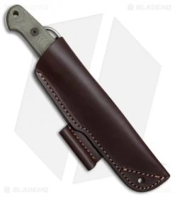 Boker Arbolito Bushcraft Micarta Fixed Blade Knife Green Micarta (4" Satin) -Boker Shop Boker Arbolito Bushcraft Micarta BHQ 80840 er sheath