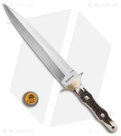 Boker Arbolito Colmillo Fixed Blade Dagger Knife Stag (10.7" Satin) 9 Boker Arbolito Colmillo Fixed Blade Dagger Knife Stag (10.7" Satin) -Boker Shop Boker Arbolito Colmillo FB Dagger Stag 10in BHQ 139190 td size