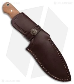 Boker Arbolito Vultur Fixed Blade Knife Olive Wood (3.9" Satin) 02BA415 -Boker Shop Boker Arbolito Vultur FBK Olive Wood 3in Satin BHQ 146781 td sheath