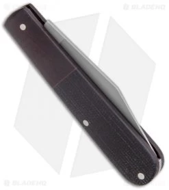 Boker Barlow Integral Pocket Slip Joint Knife Black Canvas Micarta (3.25" Satin) 8 Boker Barlow Integral Pocket Slip Joint Knife Black Canvas Micarta (3.25" Satin) -Boker Shop Boker Barlow Integral Pocket Knife Micarta SW 111943 BHQ 120617 jr side