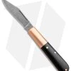 Boker Barlow Integral Slip Joint Knife Black Burlap Micarta/Cu (2.5" Acid SW) -Boker Shop Boker Barlow Integral SJ Black Burlap Micarta Copper Acid SW BHQ 139200 jr
