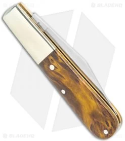 Boker Barlow Pocket Knife Curly Birch Wood (3.3" Satin) 117941 -Boker Shop Boker Barlow Pocket Knife Curly Birch Wood 117941 BHQ 120614 jr side