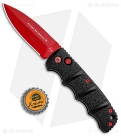 Boker Black Widow Kalashnikov Dagger Automatic Knife (3.25" Red D2) -Boker Shop Boker Black Widow Kalashnikov Dagger Auto Red 01KALS44NSOI BHQ 92706 jr bottlecap update