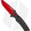 Boker Black Widow Strike Drop Point Automatic Knife Black (3.25" Red D2) -Boker Shop Boker Black Widow Strike Drop DP Black Red 01BO434NSOI BHQ 97030 jr