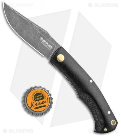 Boker Boxer EDC Slip Joint Knife Black Jute Micarta (3.1" SW) 111129 6 Boker Boxer EDC Slip Joint Knife Black Jute Micarta (3.1" SW) 111129 - Image 4