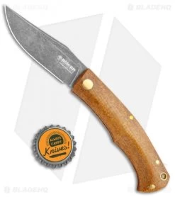 Boker Boxer EDC Slip Joint Knife Brown Jute Micarta (3.1" SW) 111029 -Boker Shop Boker Boxer EDC SJ Brown Jute Micarta Acid 111029 BHQ 118364 jr bottlecap