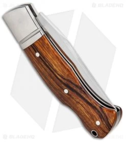 Boker Boxer Lockback Knife Desert Ironwood (3.1" Satin) 111025 -Boker Shop Boker Boxer LB Desert Ironwood Satin 111025 BHQ 90303 jr side