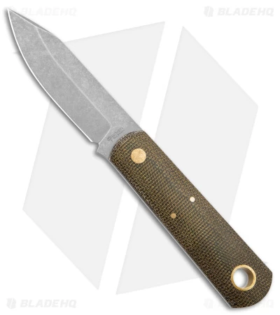 Boker Burnley Barlow Front Pocket Fixed Blade Knife Green Micarta (SW) 3 Boker Burnley Barlow Front Pocket Fixed Blade Knife Green Micarta (SW)