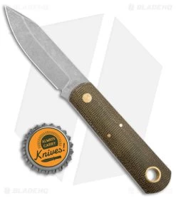 Boker Burnley Barlow Front Pocket Fixed Blade Knife Green Micarta (SW) 9 Boker Burnley Barlow Front Pocket Fixed Blade Knife Green Micarta (SW) -Boker Shop Boker Burnley Barlow Front Pocket Fixed Blade Green Micarta SW BHQ 139195 jr bottlecap