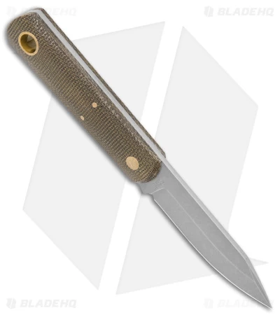 Boker Burnley Barlow Front Pocket Fixed Blade Knife Green Micarta (SW) 4 Boker Burnley Barlow Front Pocket Fixed Blade Knife Green Micarta (SW) - Image 2