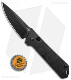 Boker Burnley Kihon Drop Point Automatic Knife (3.25" Black) -Boker Shop Boker Burnley Kihon DP Auto Black BHQ 101390 jr bottlecap 2