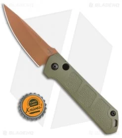Boker Burnley Kihon Desert Warrior Drop Point Automatic Knife (3.3" Copper D2) -Boker Shop Boker Burnley Kihon Desert Warrior DP Auto Copper D2 01BO955NSOI BHQ 101391 jr bottlecap