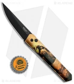 Boker Burnley Kwaiken Automatic Knife Frank Frazetta Series DD (3.5" Black) -Boker Shop Boker Burnley Kwaiken Auto Frank Frazetta Series DD Black 06EX294 BHQ 90338 jr bottlecap