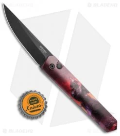 Boker Burnley Kwaiken Automatic Knife Frank Frazetta Series DD3 (3.5" Black) -Boker Shop Boker Burnley Kwaiken Auto Frank Frazetta Series DD3 Black 06EX297 BHQ 90337 jr bottlecap