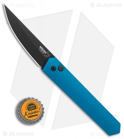 Boker Burnley Kwaiken Automatic Knife Blue (3.5" Black) Pro-Tech 6 Boker Burnley Kwaiken Automatic Knife Blue (3.5" Black) Pro-Tech - Image 4