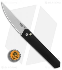 Boker Burnley Limited Kwaiken Automatic Knife Black (3.5" Stonewash) Pro-Tech -Boker Shop Boker Burnley Limited Kwaiken Auto Black SW Protech BHQ 88839 er bottlecap