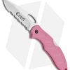Boker Cinch Action Roper Folding Knife Pink (3" Satin Serr) 01CI092P 1 Boker Cinch Action Roper Folding Knife Pink (3" Satin Serr) 01CI092P -Boker Shop Boker Cinch Action Roper Pink Satin Serr BP 25121 jr