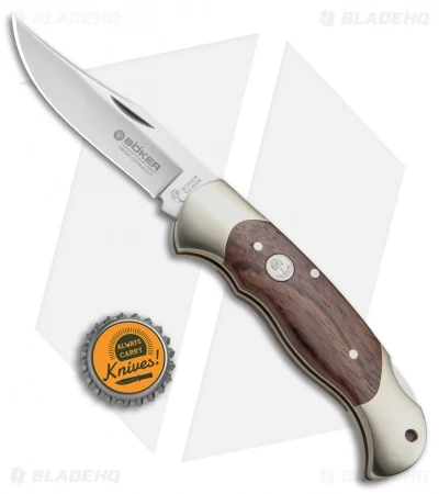Boker Classic Pocket Knife W/ Rosewood (3.125" Satin Plain) 112002 7 Boker Classic Pocket Knife W/ Rosewood (3.125" Satin Plain) 112002 - Image 5