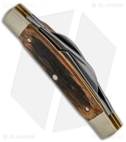 Boker Congress Traditional Pocket Knife 3.625" Beer Barrel Wood -Boker Shop Boker Congress Beer Barrel BHQ 79385 jr side