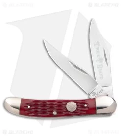 Boker Copperhead Pocket Knife 3.75" Jigged Red Bone 110811
