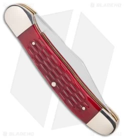Boker Copperhead Pocket Knife 3.75" Jigged Red Bone 110811 -Boker Shop Boker Copperhead Pocket Jigged Red Bone BHQ 146623 jr side