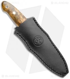 Boker Cub Fixed Blade Knife Curly Birch (3.9" Satin) -Boker Shop Boker Cub Fixed Blade Curly Birch Satin 127661 BHQ 120599 jr sheath