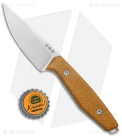 Boker Daily Knives AK1 Fixed Blade Knife Mustard Micarta (3" Satin) 120502 -Boker Shop Boker Daily Knives AK1 DP Fixed Blade Mustard Micarta 120502 BHQ 118369 jr bottlecap