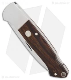 Boker Davis Classic Gold Lockback Knife Desert Ironwood (3.5" Satin) 114624 -Boker Shop Boker Davis Classic Gold Desert Ironwood satin BHQ 86574 er spine
