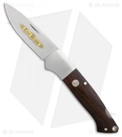 Boker Davis Classic Gold Lockback Knife Desert Ironwood (3.5" Satin) 114624