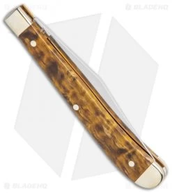 Boker Delicate 150th Anniversary Edition Knife Curly Birch Wood 115016 -Boker Shop Boker Delicate 150 Anniversary Edition Curly Birch Wood 115016 BHQ 117264 jr side