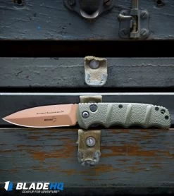 Boker Desert Warrior Kalashnikov Dagger Automatic Knife OD Green (3.3" D2) -Boker Shop Boker Desert Warrior Kalashnikov Dagger Automatic Knife OD Green Copper BHQ30436 kp tool box 2 web 1
