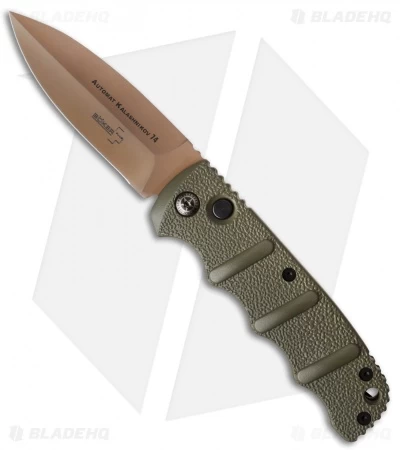 Boker Desert Warrior Kalashnikov Dagger Knife OD Green (3.25" Copper AUS 8) 3 Boker Desert Warrior Kalashnikov Dagger Knife OD Green (3.25" Copper AUS 8)