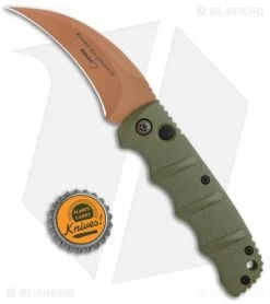 Boker Desert Warrior Kalashnikov Hawkbill Automatic Knife OD Green (Copper) 9 Boker Desert Warrior Kalashnikov Hawkbill Automatic Knife OD Green (Copper) -Boker Shop Boker Desert Warrior Kalashnikov Hawkbill Auto OD Green Copper 01KALS69NSOI BHQ 103273 jr bottlecap