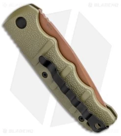 Boker Desert Warrior Kalashnikov Tanto Automatic Knife Green (3.25" D2 Copper) 8 Boker Desert Warrior Kalashnikov Tanto Automatic Knife Green (3.25" D2 Copper) -Boker Shop Boker Desert Warrior Kalashnikov Tanto Auto OD Green D2 Copper BHQ 96967 jr side