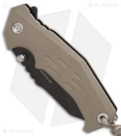 Boker Magnum Dune Buggy Liner Lock Knife Brown G-10 (3.5" Black) 01SC360 -Boker Shop Boker Dune Buggy Brown G10 black BHQ 86580 er spine