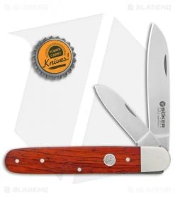 Boker Enigma Slip Joint/Lockback Folding Knife Cocobolo (3.25" Satin) 110031 -Boker Shop Boker Enigma SJ LB Cocobolo Satin 110031 BHQ 101985 jr bottlecap