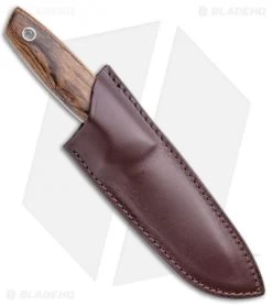 Boker FX-513 Fox Hunter Fixed Blade Knife Ziricote Wood (3.75") 02FX041 -Boker Shop Boker FX 513 Fox Hunter Ziricote Wood 02FX041 BHQ 117271 jr sheath