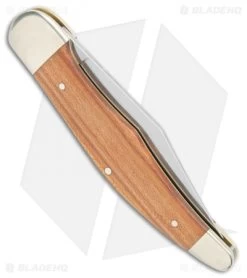 Boker Folding Hunter Lockback Knife Plumwood (4" Satin) 111013 -Boker Shop Boker Folding Hunter LB Plumwood Satin 111013 BHQ 105695 jr side