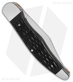 Boker Folding Hunter Pocket Knife 5.25" Jigged Black Bone W/ Pouch 110837 9 Boker Folding Hunter Pocket Knife 5.25" Jigged Black Bone W/ Pouch 110837 -Boker Shop Boker Folding Hunter Pocket Knife 5in Jigged Black Bone w Pouch BHQ 146726 td side