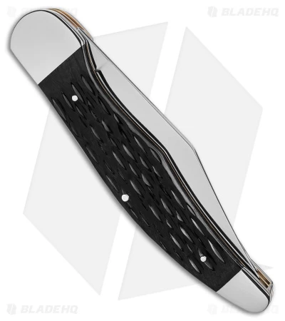 Boker Folding Hunter Pocket Knife 5.25" Jigged Black Bone W/ Pouch 110837 5 Boker Folding Hunter Pocket Knife 5.25" Jigged Black Bone W/ Pouch 110837 - Image 3