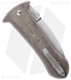 Boker Pocket Smatchet Dagger Folding Knife Green Micarta (4" SW) Gedraitis -Boker Shop Boker Gedraits Pocket Smatchet Dagger Liner Lock Knife Green Micarta 4 SW BHQ 107933 LS side