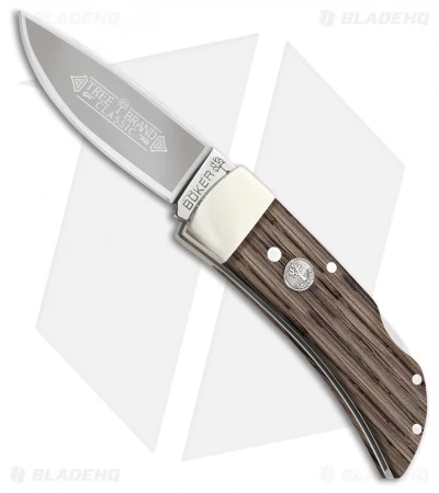 Boker Gent's Lockback Pocket Knife Oak Wood (2.5" Frosted) 111007OT 3 Boker Gent's Lockback Pocket Knife Oak Wood (2.5" Frosted) 111007OT