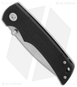 Boker Gulo EDC Frame Lock Knife Black G-10 (3.25" Stonewash) 111655 -Boker Shop Boker Gulo EDC Black G10 SW BHQ 86581 er spine